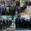 گلباران مزار شهدای رفسنجان با حضور استاندار کرمان 2