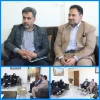 دیدار نوروزی رئیس دانشگاه آقای دکتر عبدالله پور به همراه همکاران مرکز با آقای رحیمی رئیس شورای شهر رفسنجان 2