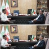 دیدار ریاست دانشگاه دکتر عبدالله پور و شهردار رفسنجان آقای مهندس کهنوجی 2
